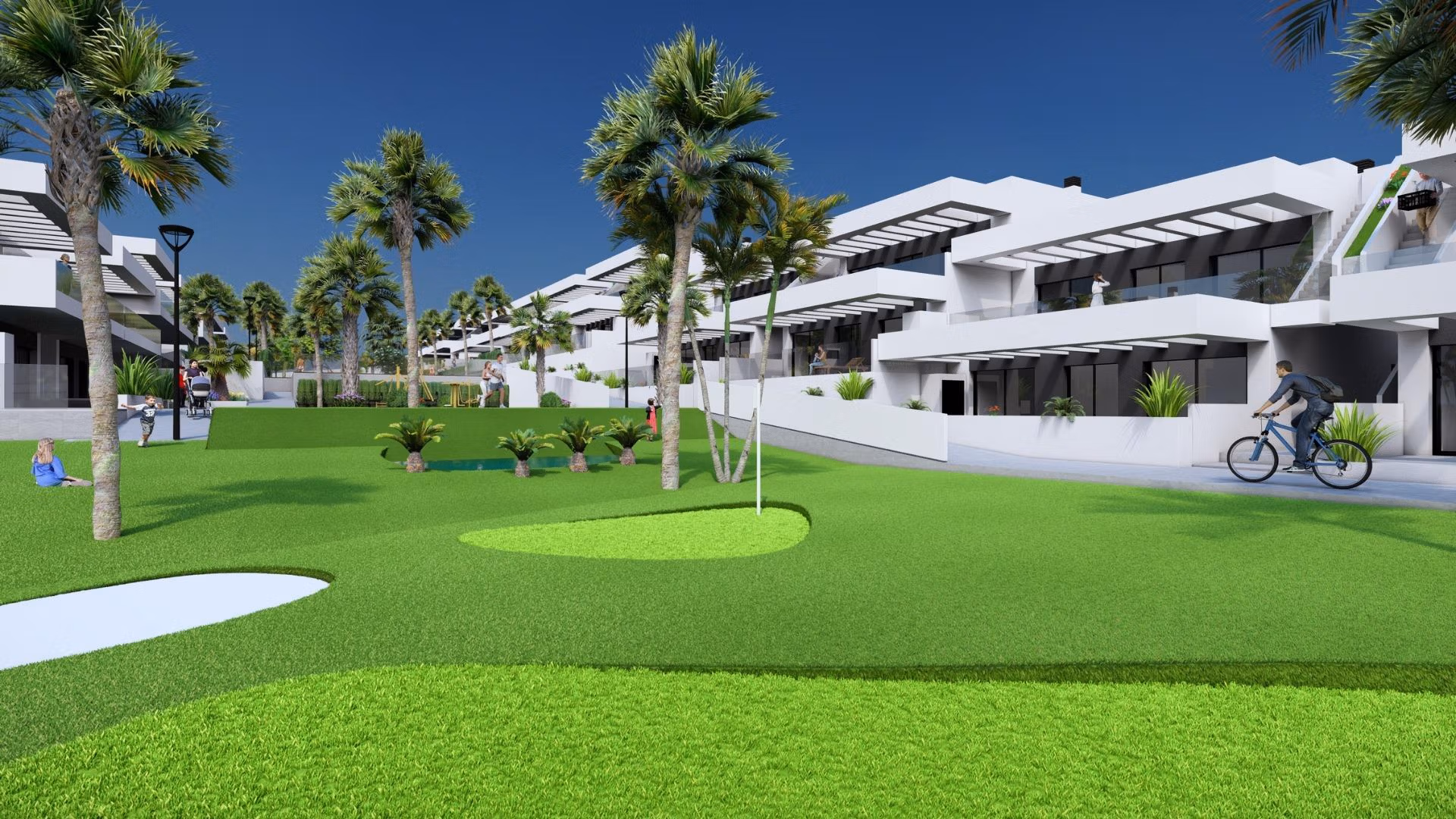 Nieuwbouw Appartementen op de bovenste verdieping te koop in La Finca Golf Resort, Algorfa