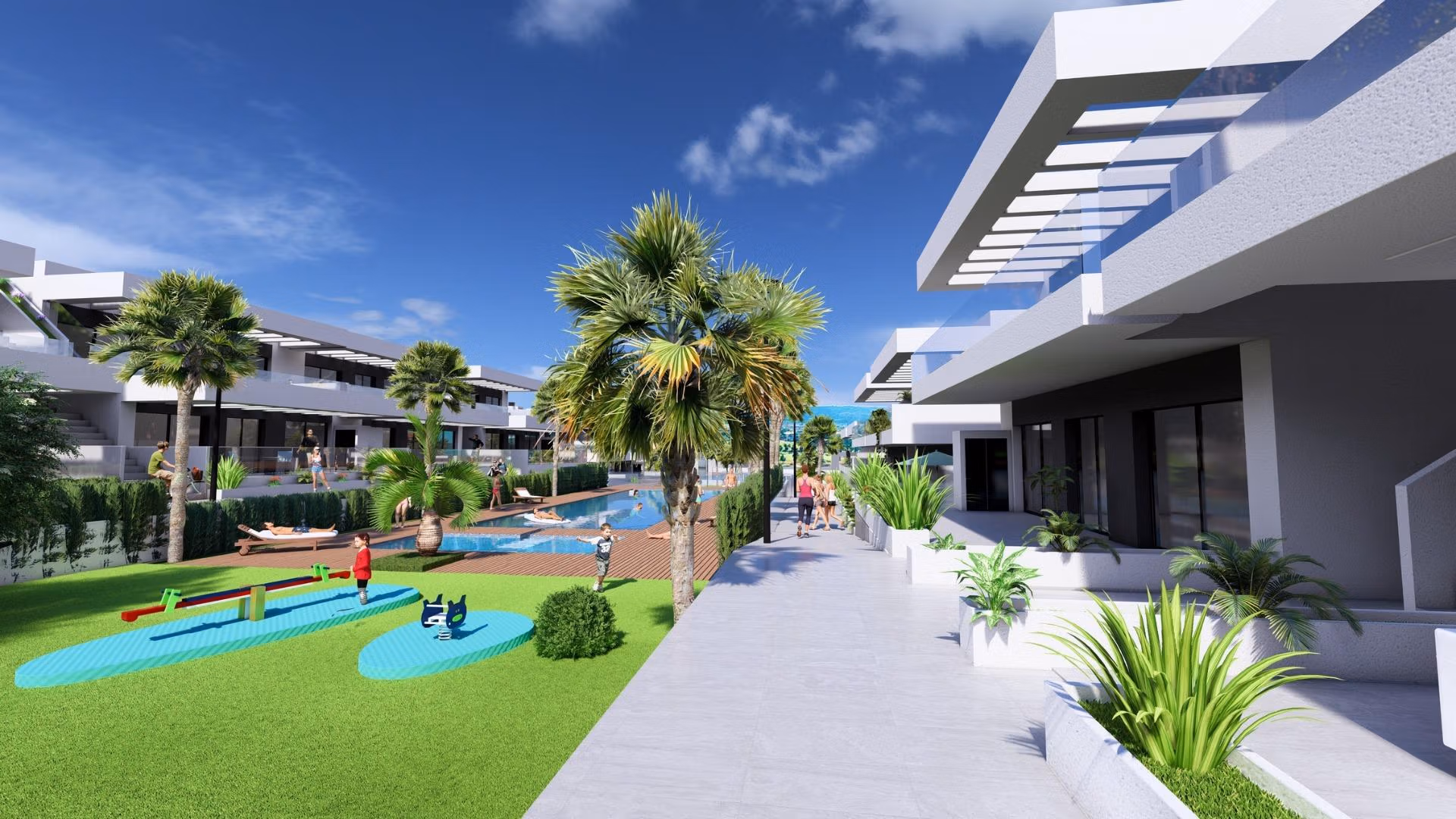 Nieuwbouw Appartementen op de bovenste verdieping te koop in La Finca Golf Resort, Algorfa