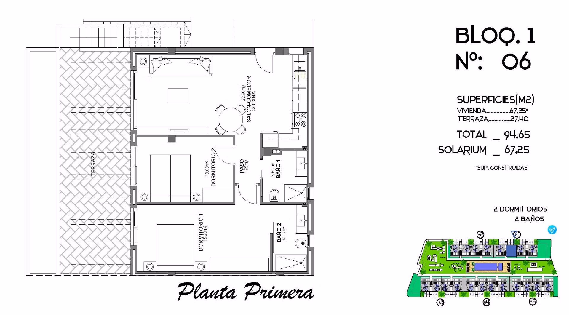 Nieuwbouw Appartementen op de bovenste verdieping te koop in La Finca Golf Resort, Algorfa