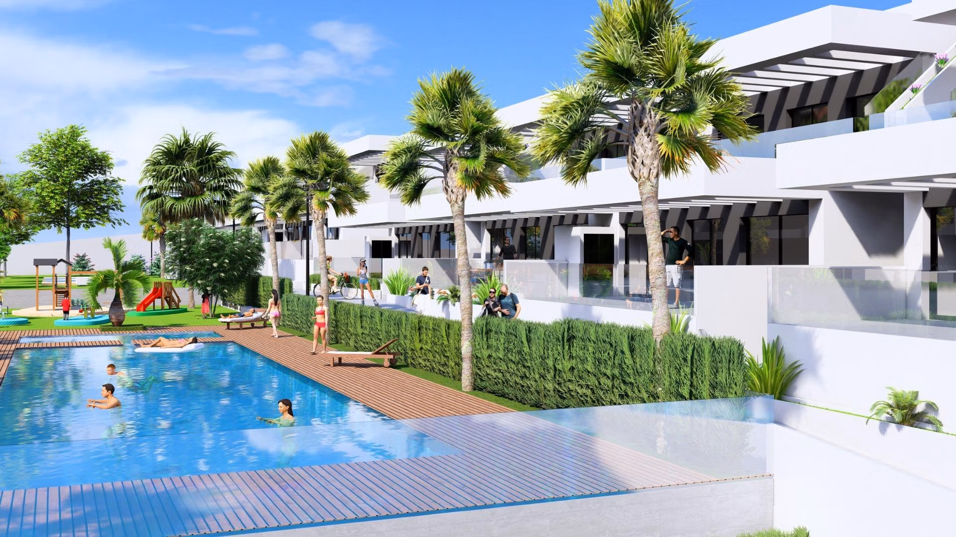 Nieuwbouw Appartementen op de bovenste verdieping te koop in La Finca Golf Resort, Algorfa