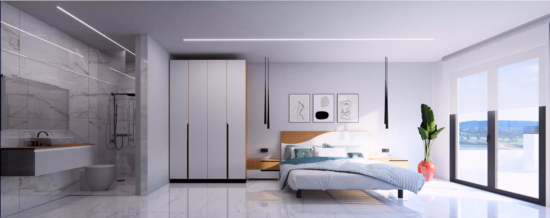 Nieuwbouw Appartementen op de bovenste verdieping te koop in La Finca Golf Resort, Algorfa