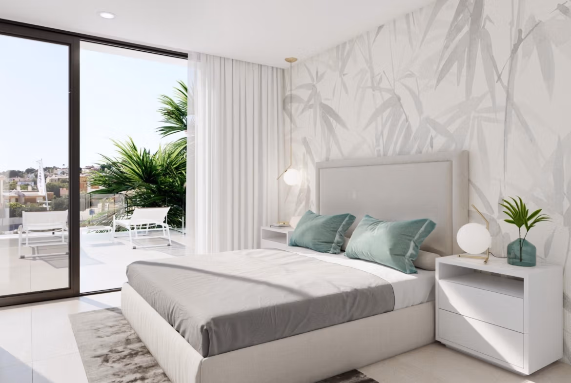 New Build Villas with Sea Views for Sale in Sierra Cortina, Finestrat Near Benidorm