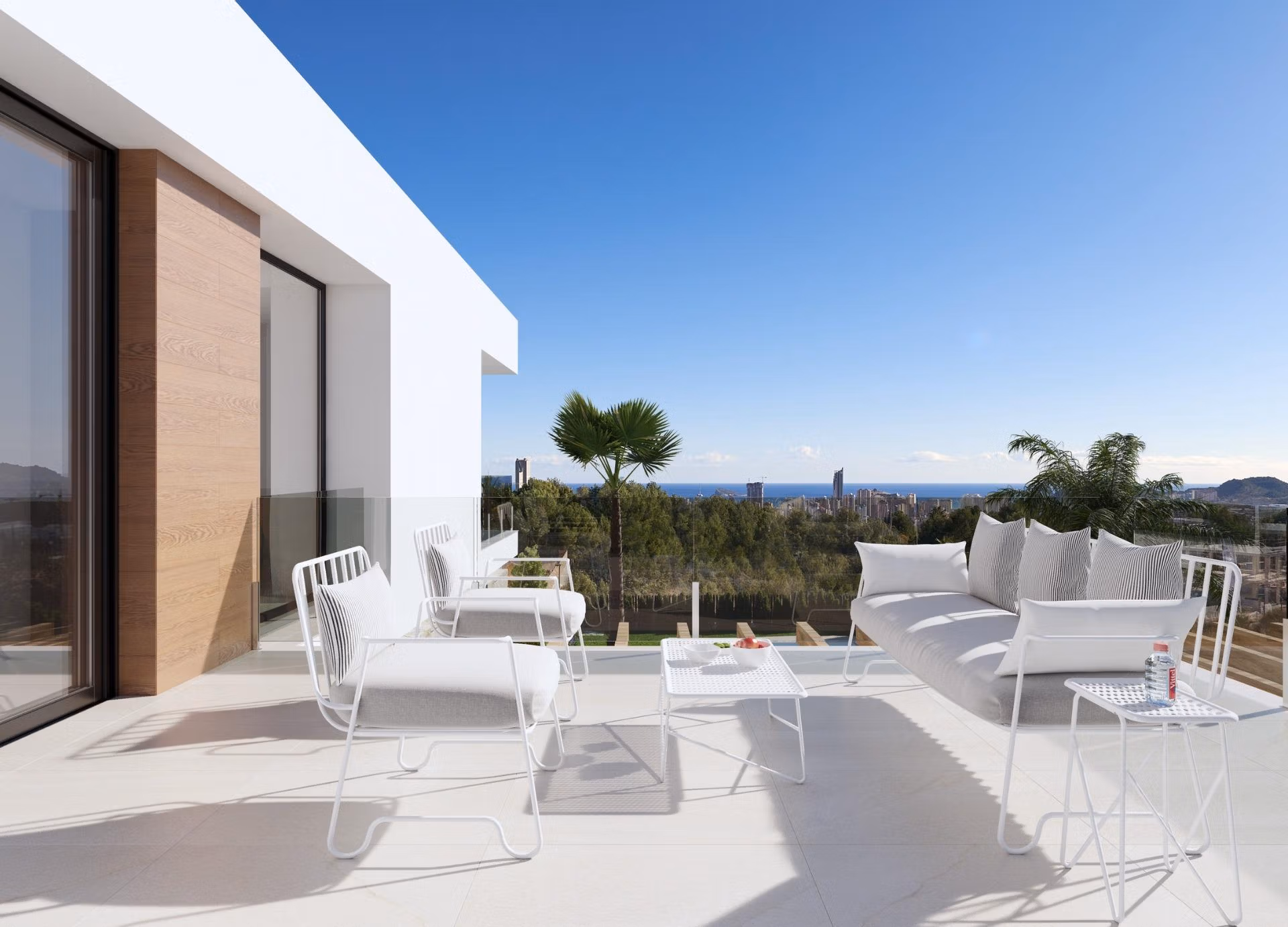 New Build Villas with Sea Views for Sale in Sierra Cortina, Finestrat Near Benidorm