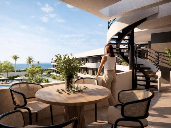 New Build 3 Bedroom Penthouse Apartment with Solarium for Sale in La Serena Golf, Los Alcázares