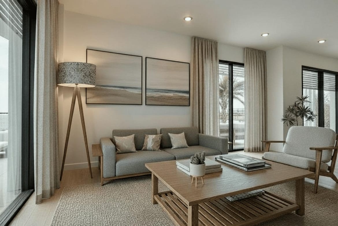 New Build 3 Bedroom Ground Floor Apartment for Sale in La Serena Golf, Los Alcázares