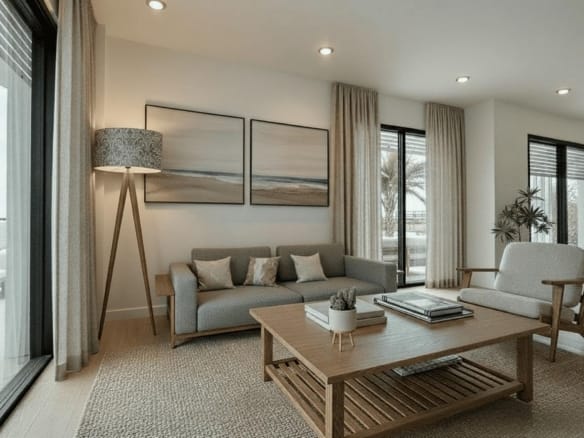 New Build 3 Bedroom Ground Floor Apartment for Sale in La Serena Golf, Los Alcázares