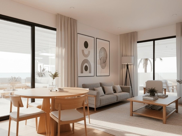 New Build 2 Bedroom Penthouse Apartment with Solarium for Sale in La Serena Golf, Los Alcázares