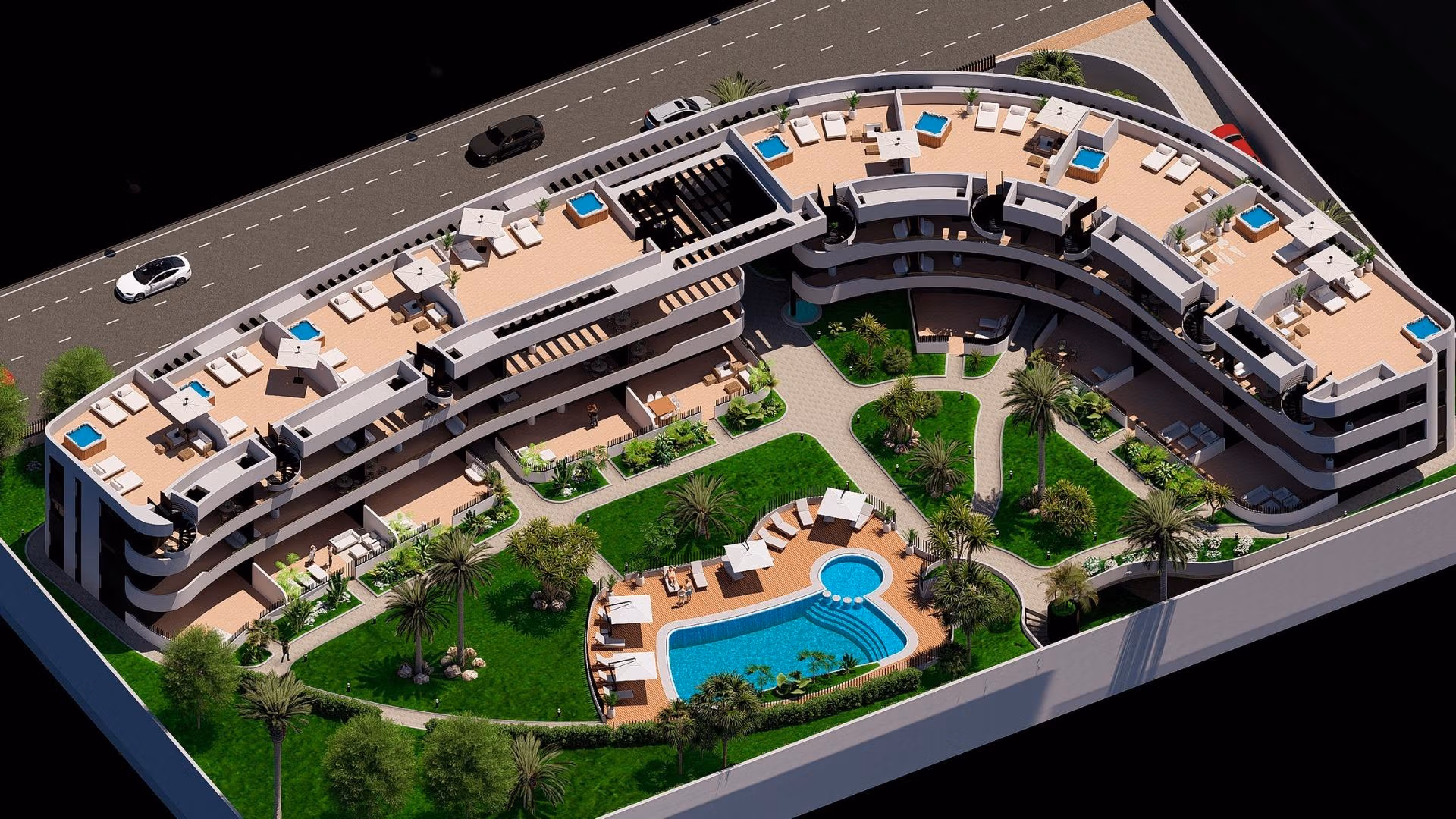 New Build 3 Bedroom Ground Floor Apartment for Sale in La Serena Golf, Los Alcázares