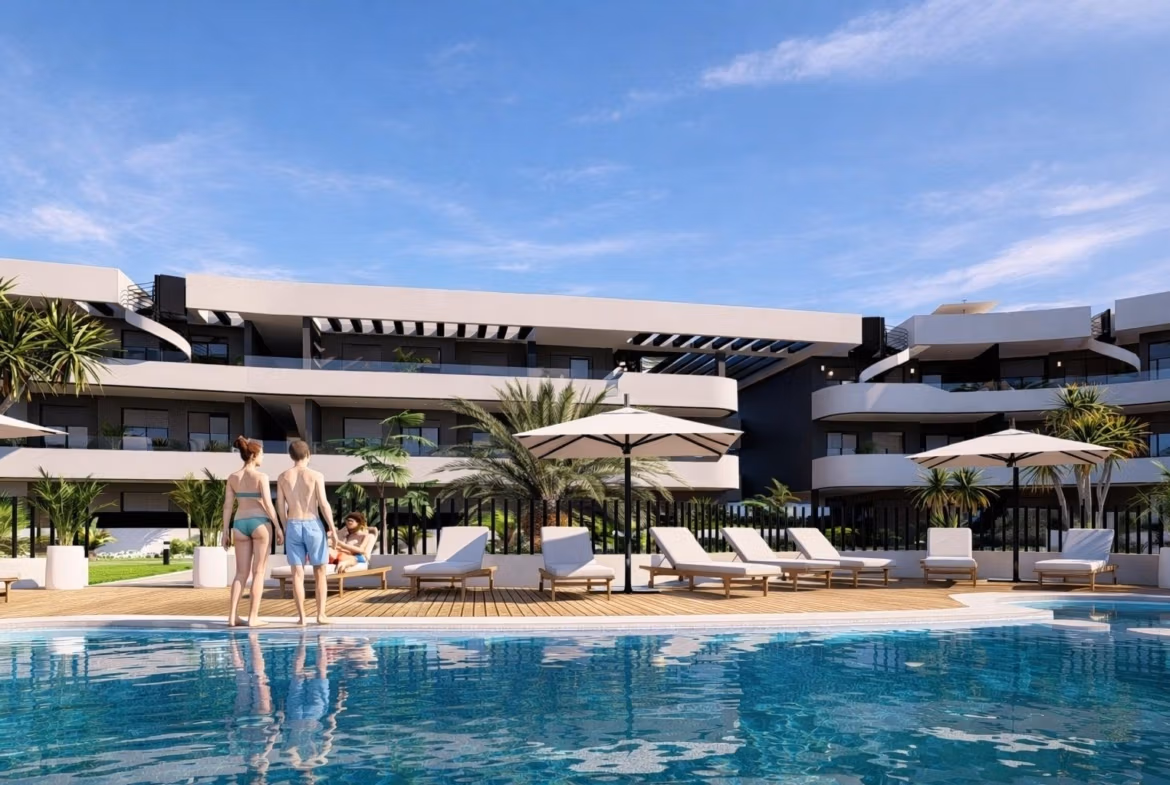 New Build 3 Bedroom Ground Floor Apartment for Sale in La Serena Golf, Los Alcázares