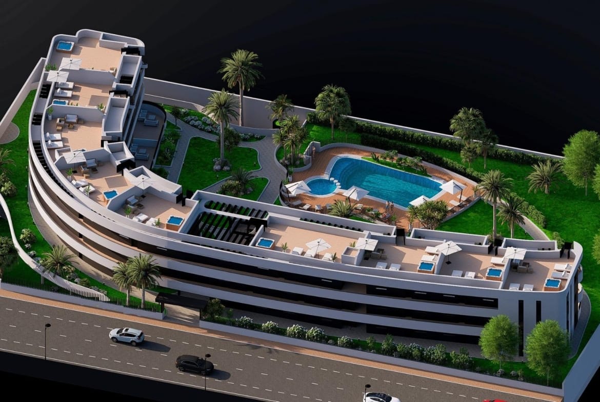 New Build 3 Bedroom Penthouse Apartment with Solarium for Sale in La Serena Golf, Los Alcázares