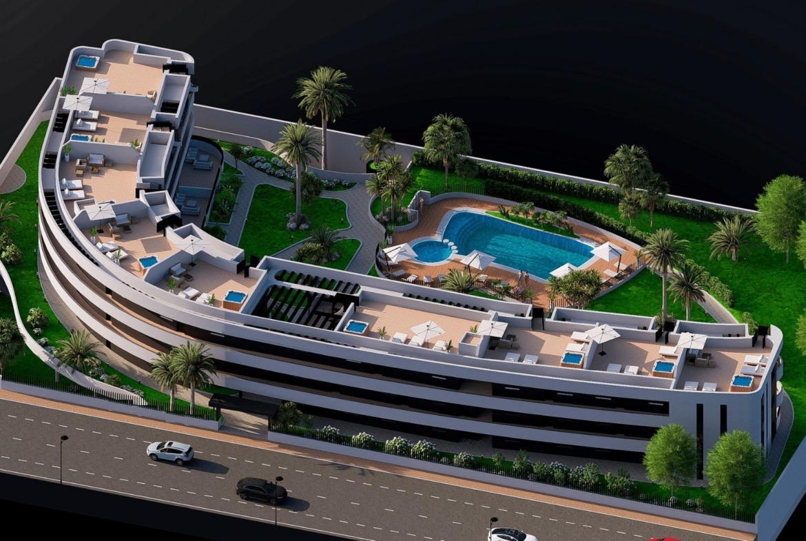 New Build 2 Bedroom Penthouse Apartment with Solarium for Sale in La Serena Golf, Los Alcázares