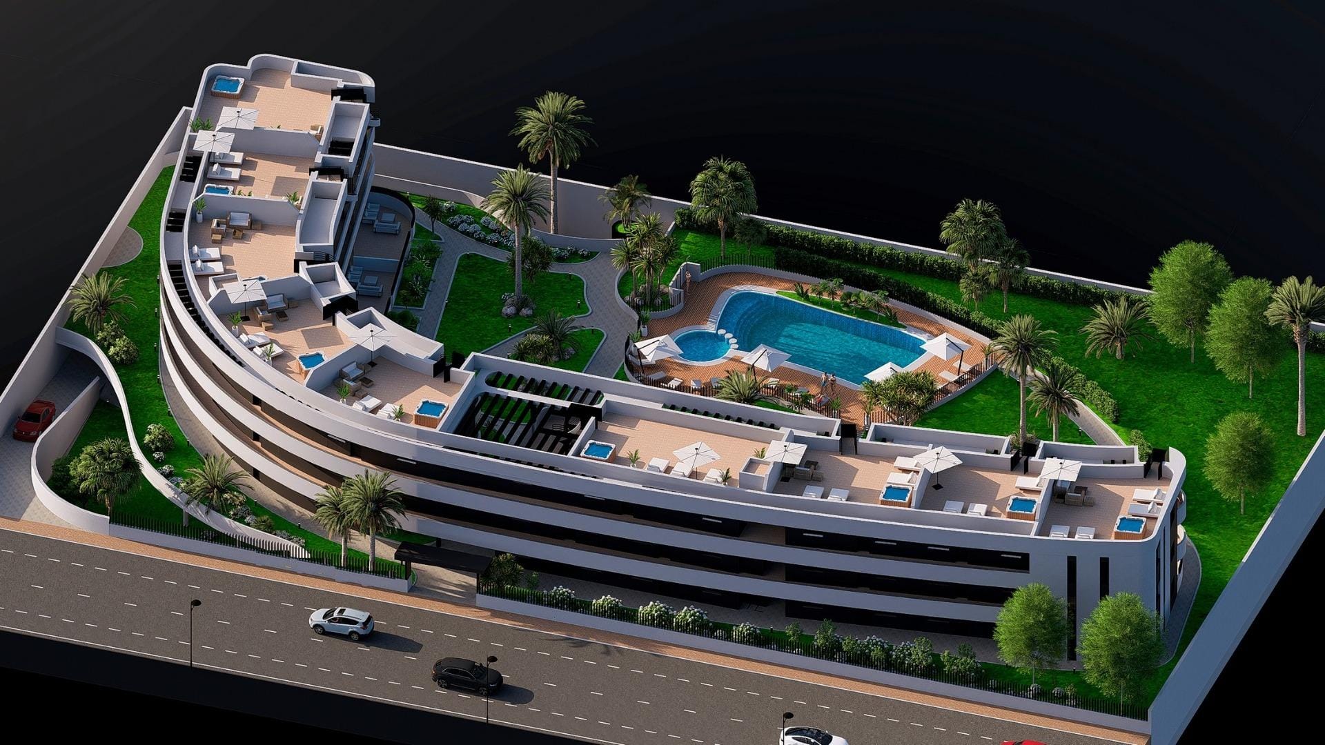 New Build 3 Bedroom Penthouse Apartment with Solarium for Sale in La Serena Golf, Los Alcázares