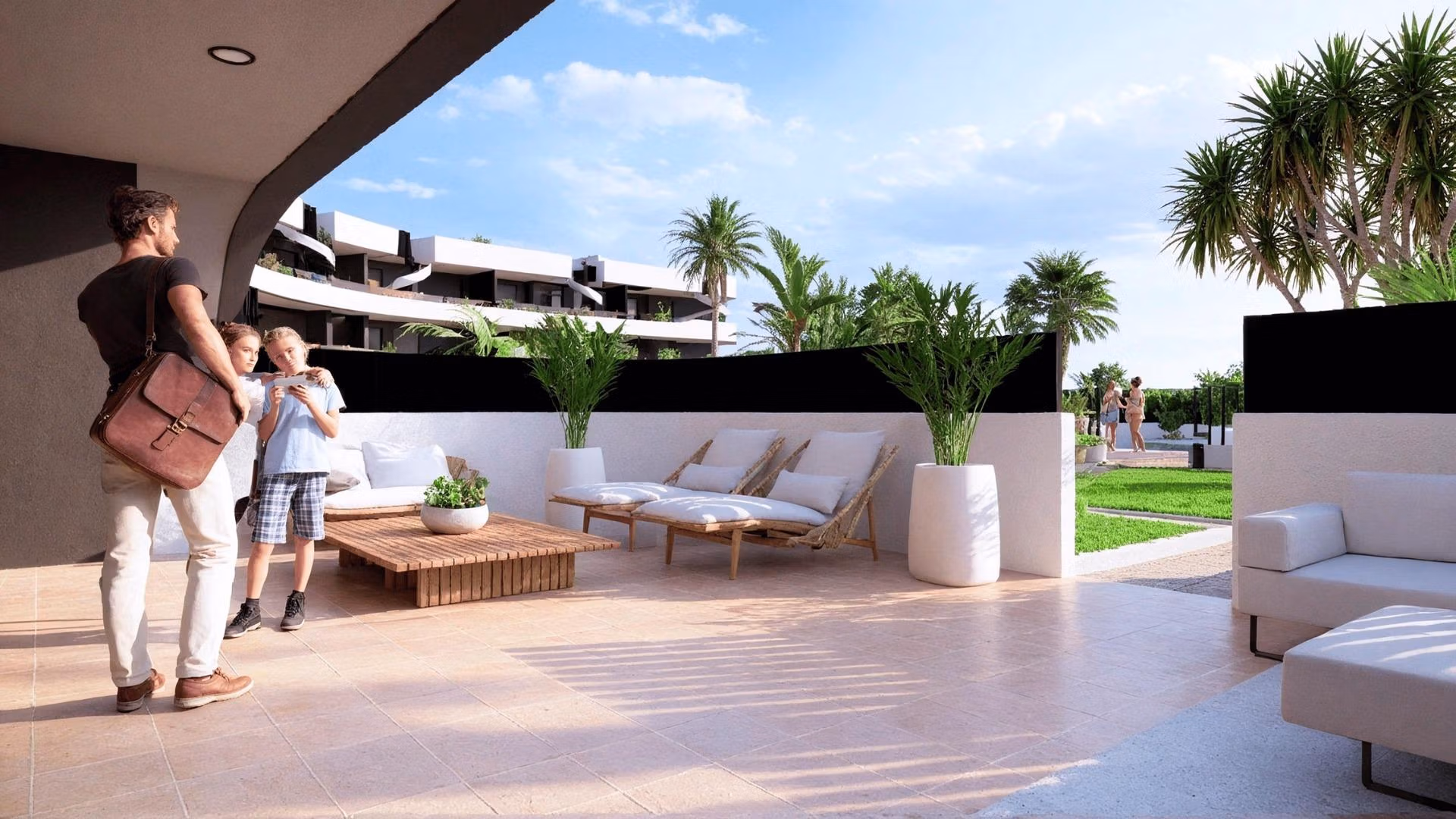 Новая квартира с тремя спальнями на первом этаже продаётся в La Serena Golf, Лос-Алькасарес