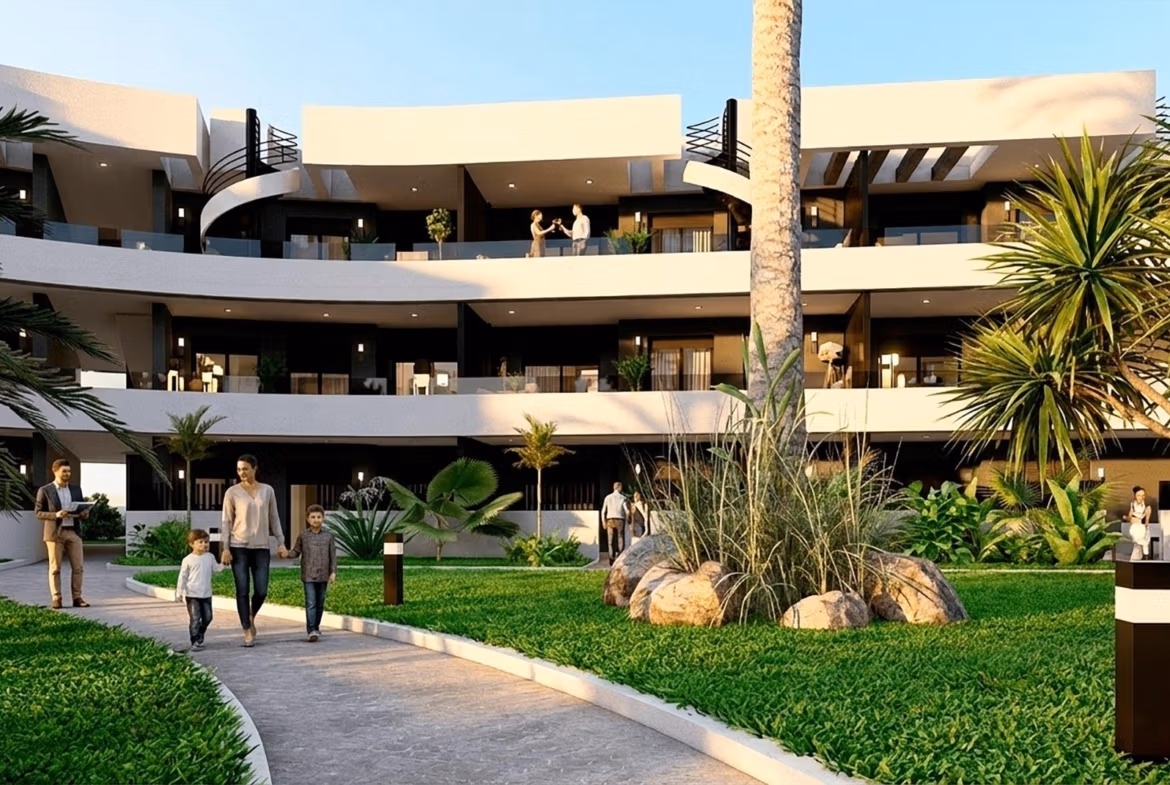 New Build 3 Bedroom Ground Floor Apartment for Sale in La Serena Golf, Los Alcázares