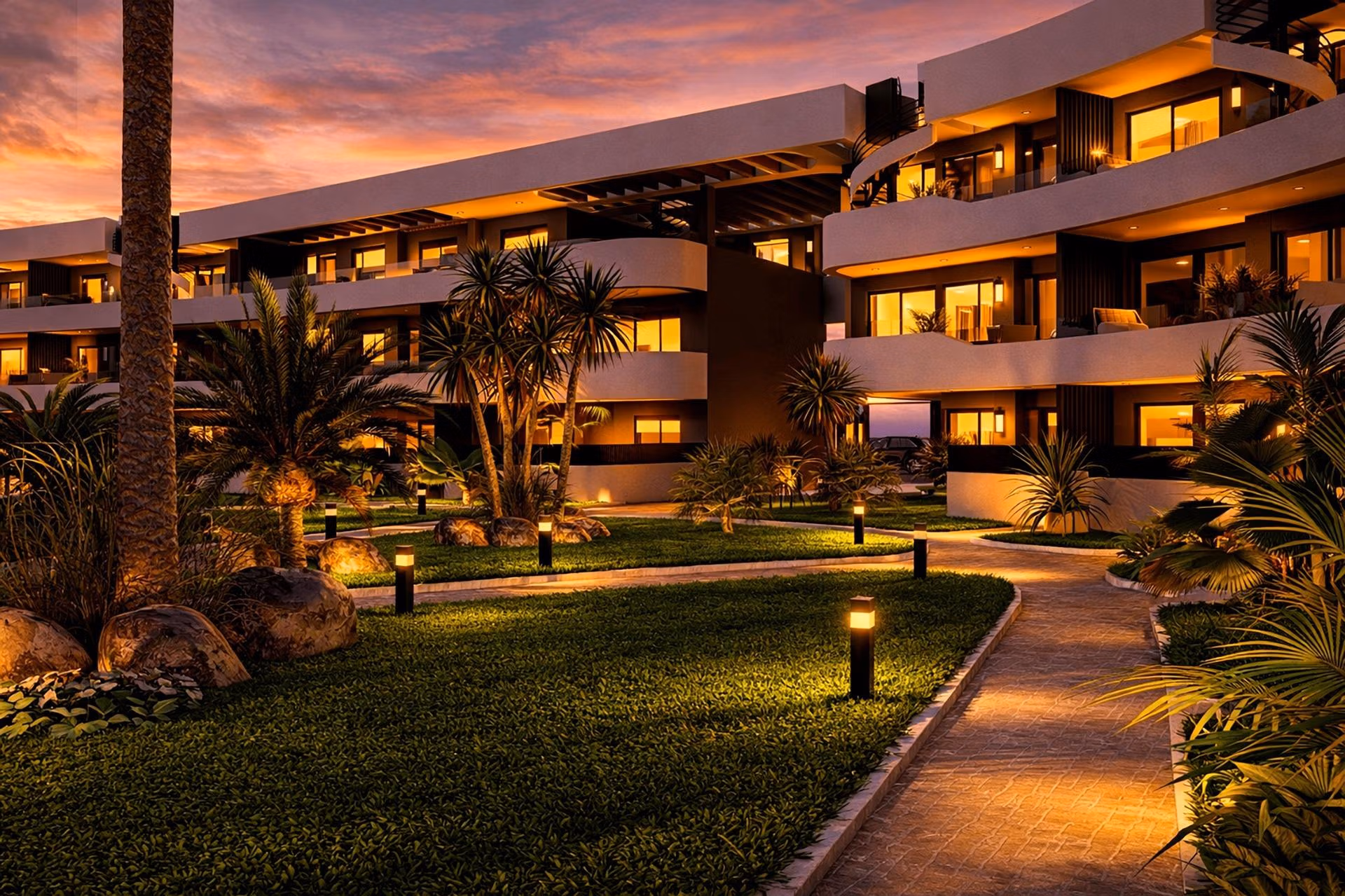 New Build 3 Bedroom Ground Floor Apartment for Sale in La Serena Golf, Los Alcázares