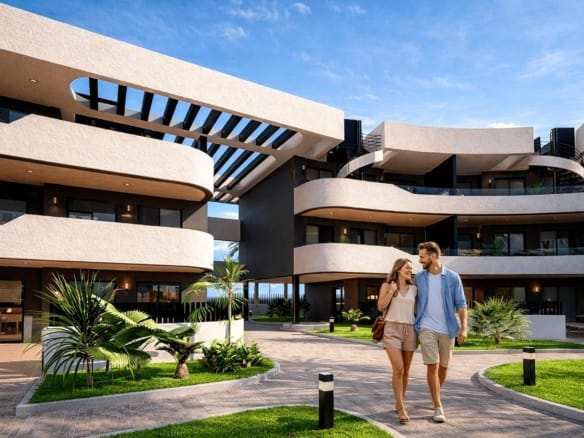 New Build 3 Bedroom Penthouse Apartment with Solarium for Sale in La Serena Golf, Los Alcázares