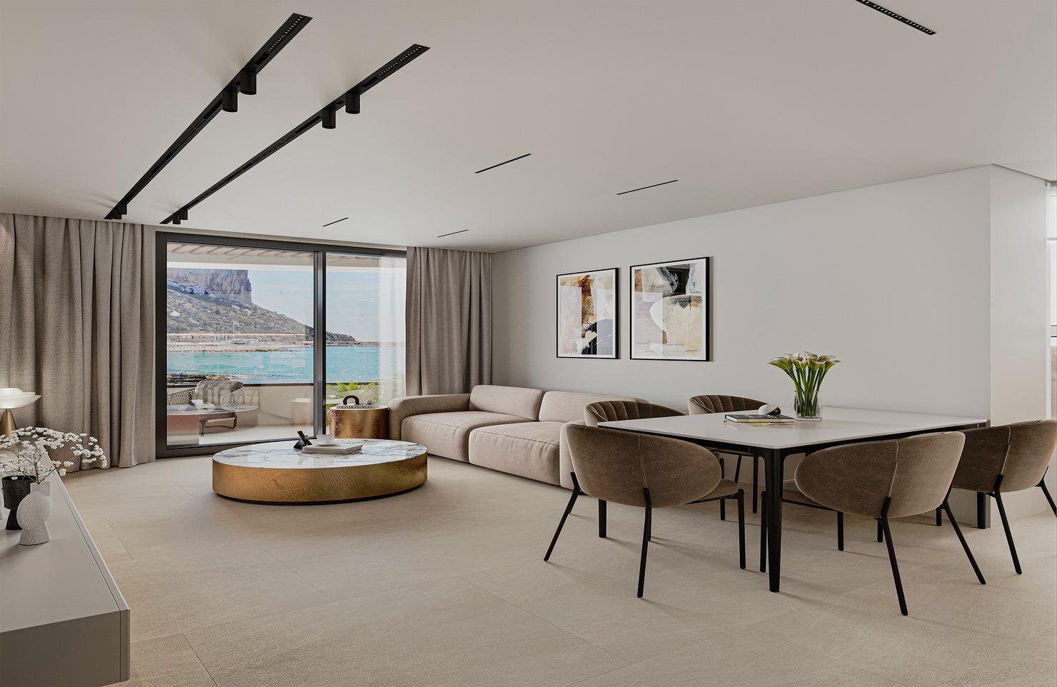 Luxury New Build Apartments for Sale in Calpe Near the Beach
