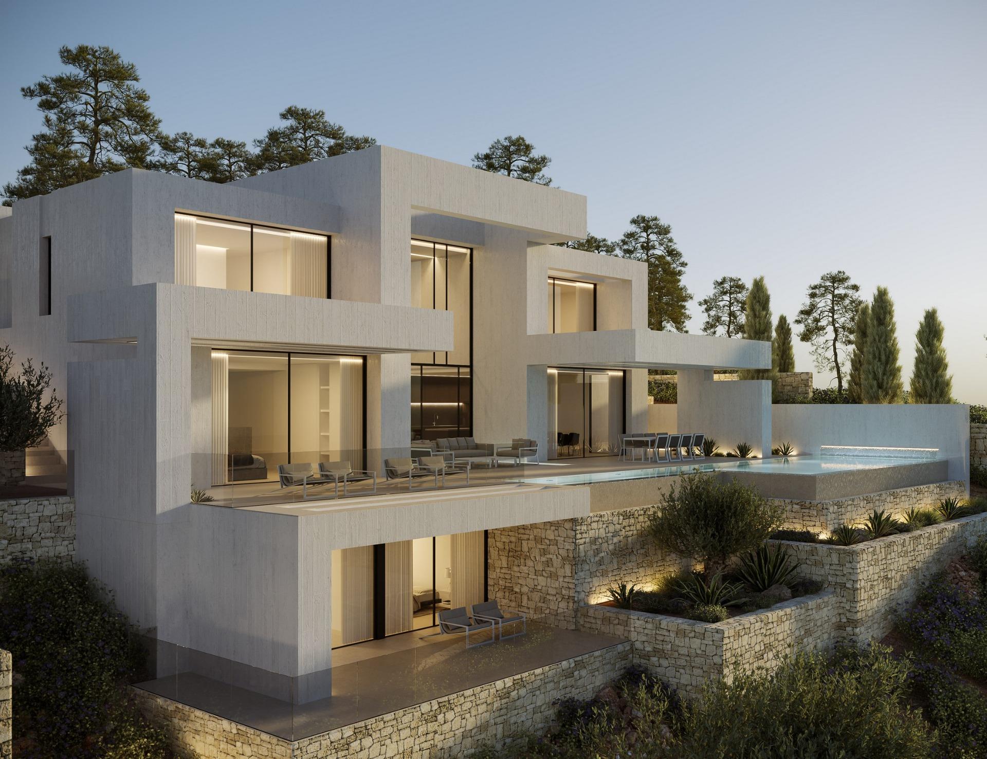 Luxury New Build Villa for Sale in Javea Near Granadella Beach with Sea Views