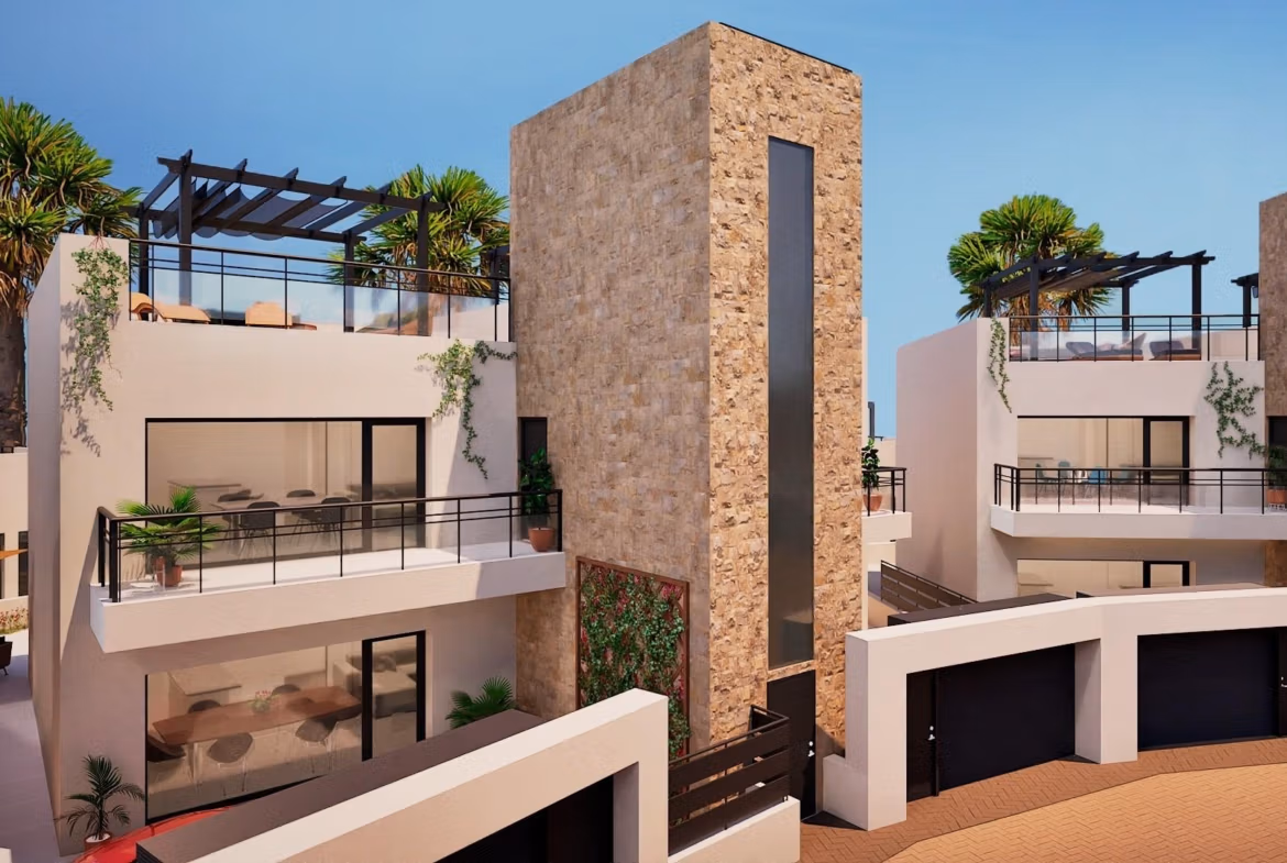 NEW BUILD BUNGALOWS IN FUENTE ALAMO in La Pinilla