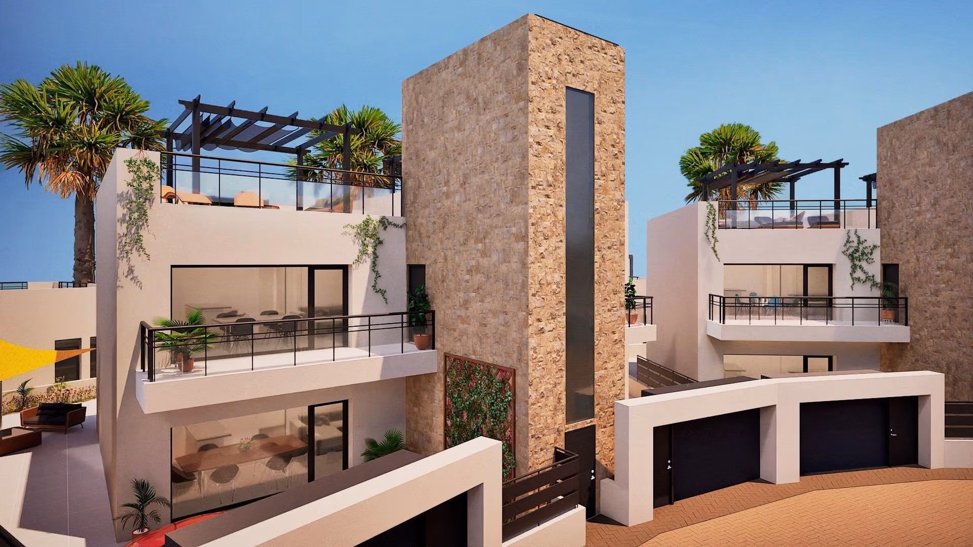 NEW BUILD BUNGALOWS IN FUENTE ALAMO in La Pinilla