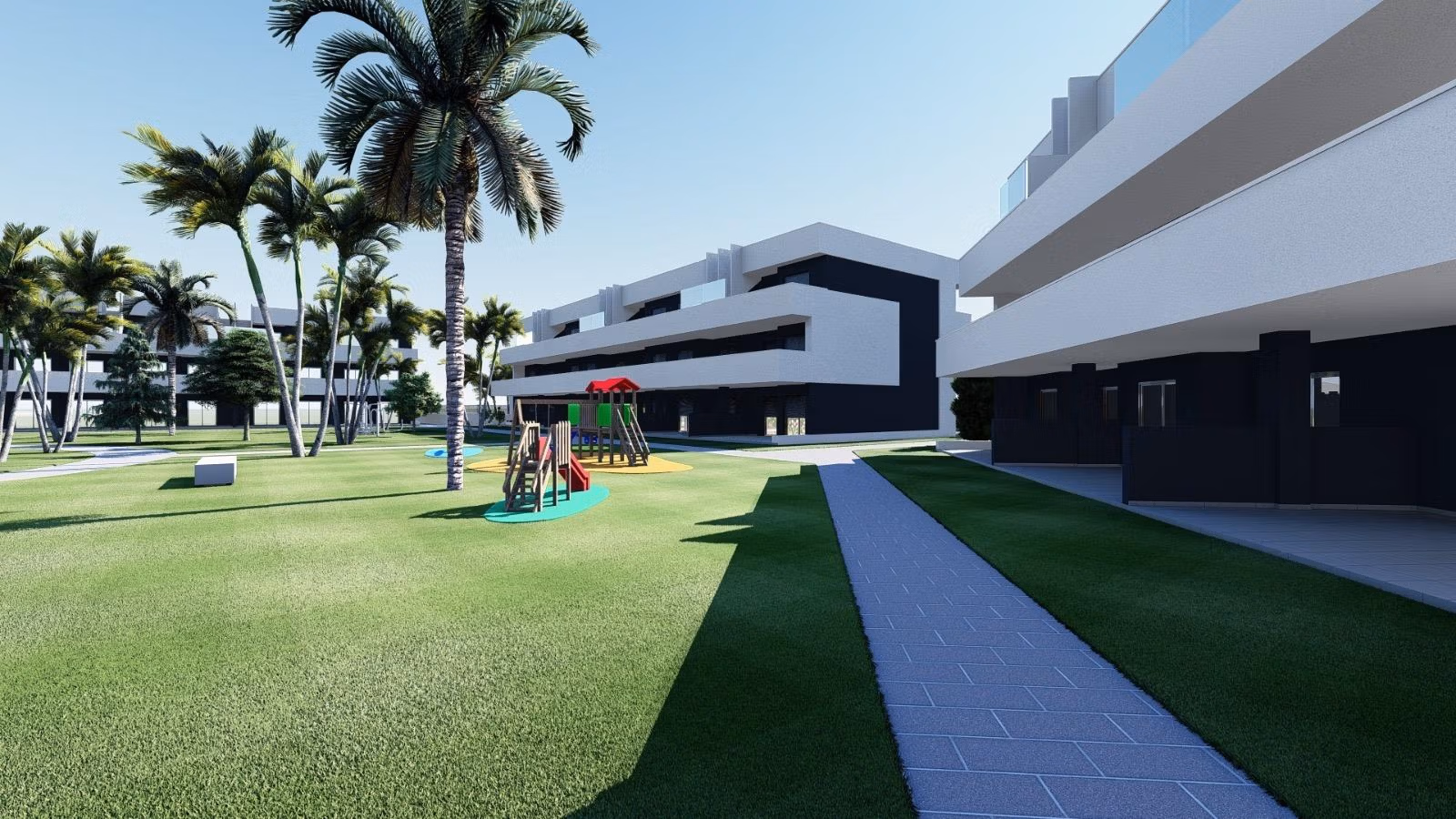 NEW-BUILD-RESIDENTIAL-COMPLEX-IN-EL-RASO-2 2-slaapkamer toeristische huurappartementen te koop in El Raso, Guardamar del Segura