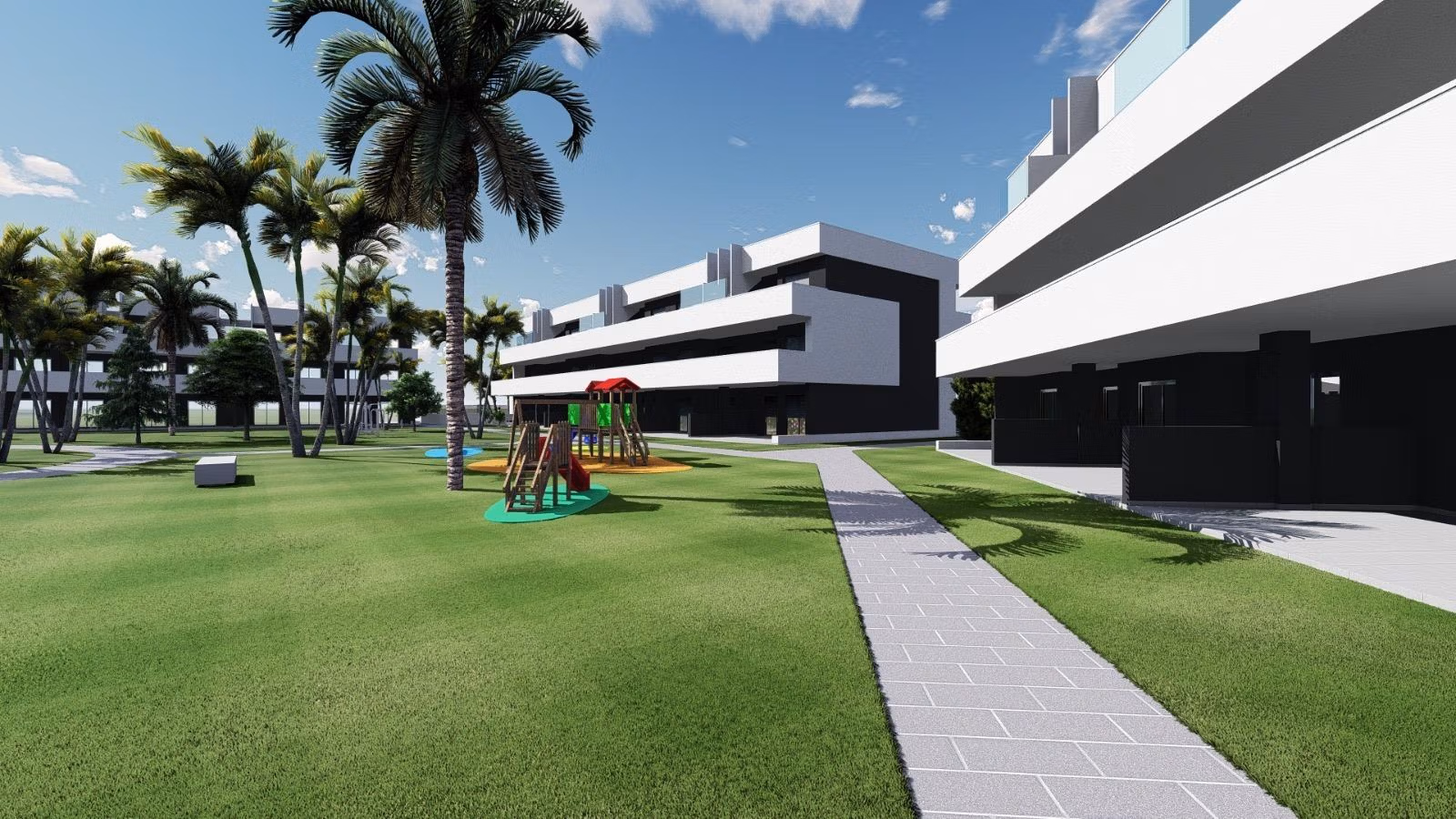 NEW-BUILD-RESIDENTIAL-COMPLEX-IN-EL-RASO-3 2-slaapkamer toeristische huurappartementen te koop in El Raso, Guardamar del Segura
