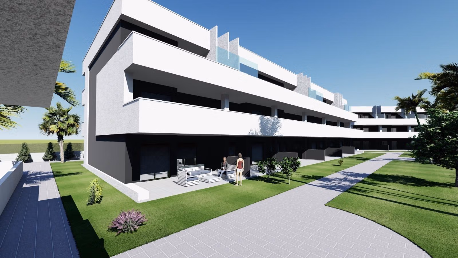 NEW-BUILD-RESIDENTIAL-COMPLEX-IN-EL-RASO-3 2 slaapkamers toeristenverhuur op de begane grond te koop in El Raso, Guardamar