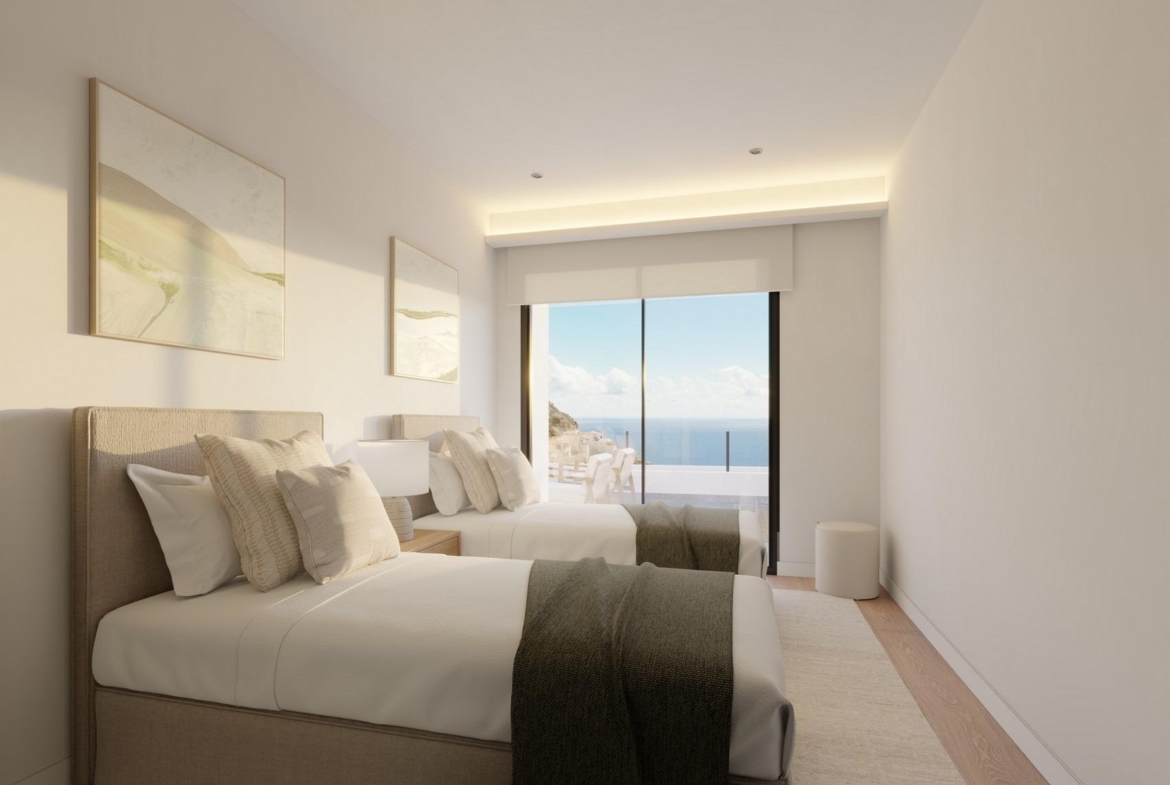 New Build Apartments for Sale in Cumbre del Sol with Sea Views and Excellent Communal Areas