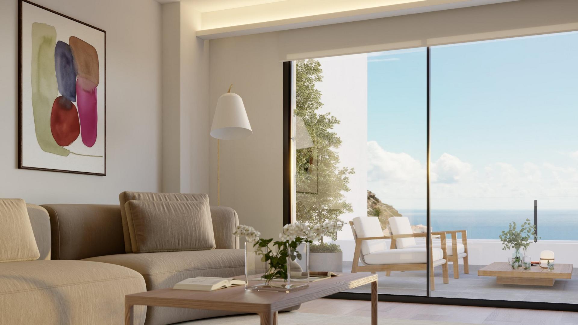 New Build Apartments for Sale in Cumbre del Sol with Sea Views and Excellent Communal Areas