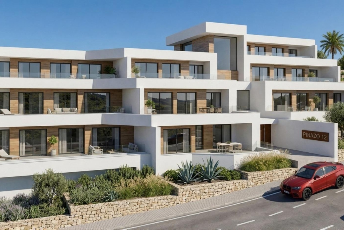 New Build Apartments for Sale in Cumbre del Sol with Sea Views and Excellent Communal Areas