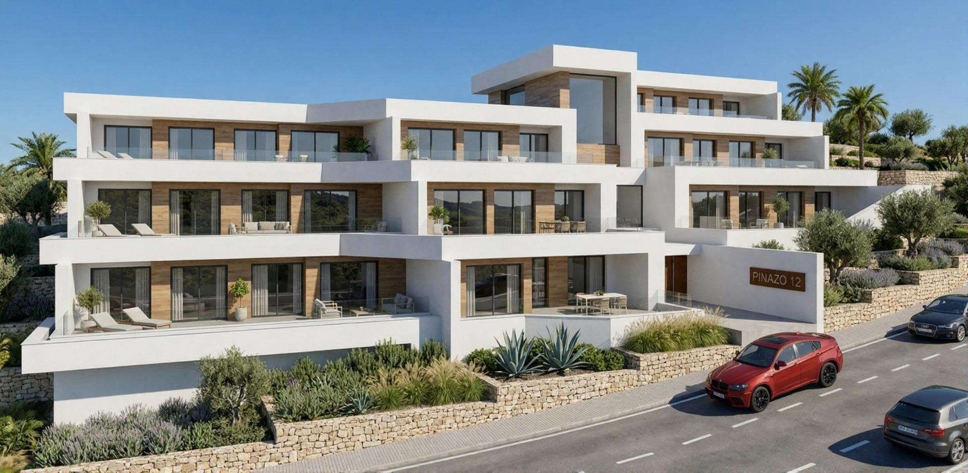 New Build Apartments for Sale in Cumbre del Sol with Sea Views and Excellent Communal Areas