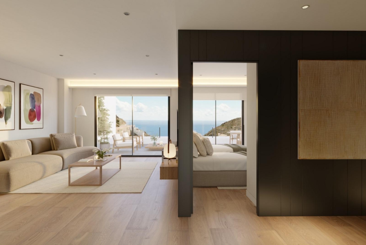 New Build Apartments for Sale in Cumbre del Sol with Sea Views and Excellent Communal Areas