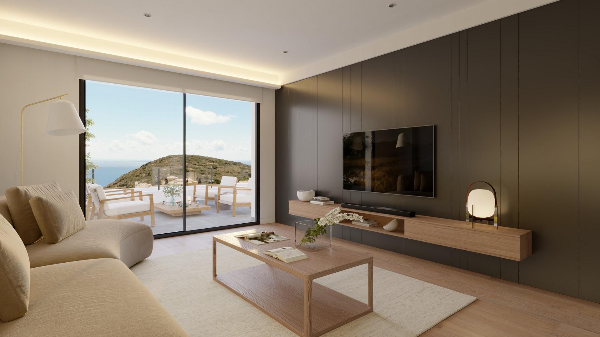 New Build Apartments for Sale in Cumbre del Sol with Sea Views and Excellent Communal Areas