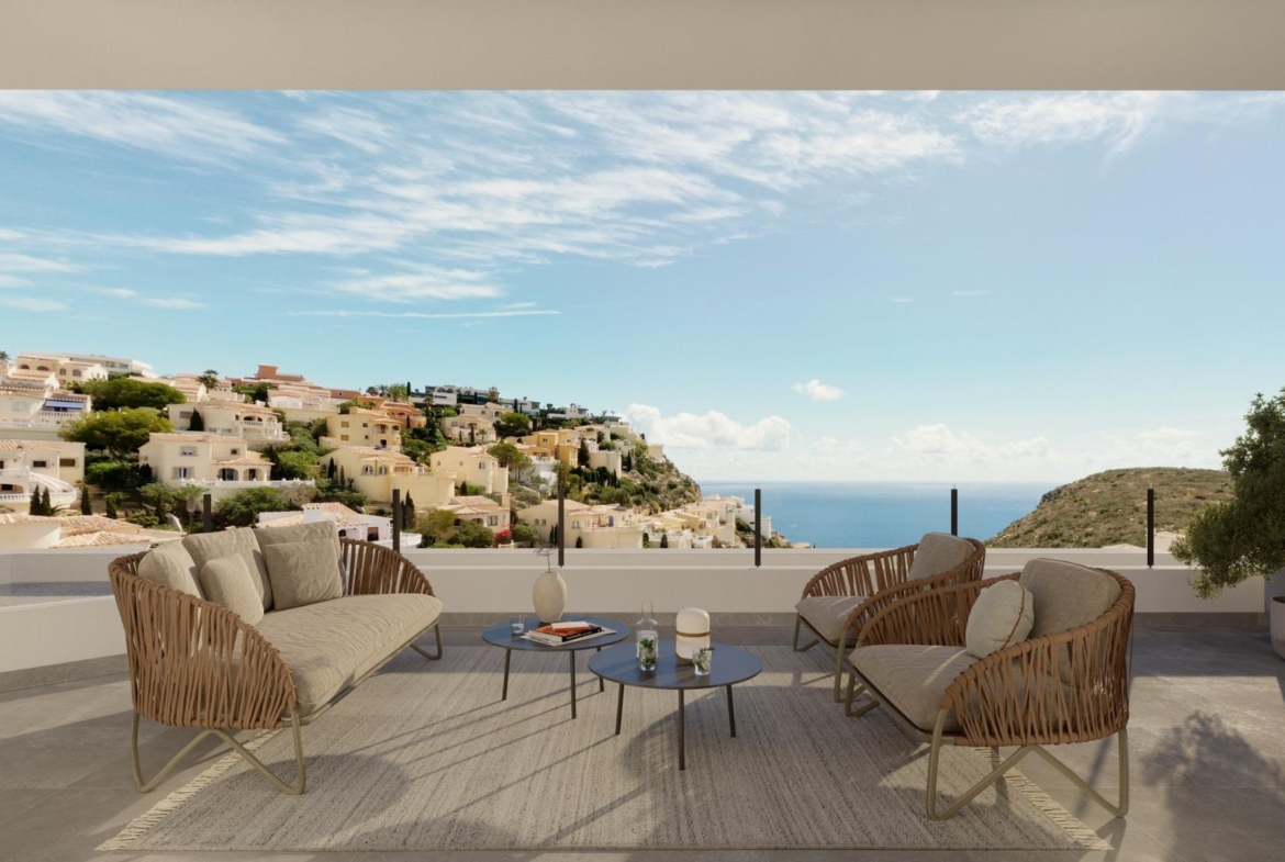 New Build Apartments for Sale in Cumbre del Sol with Sea Views and Excellent Communal Areas