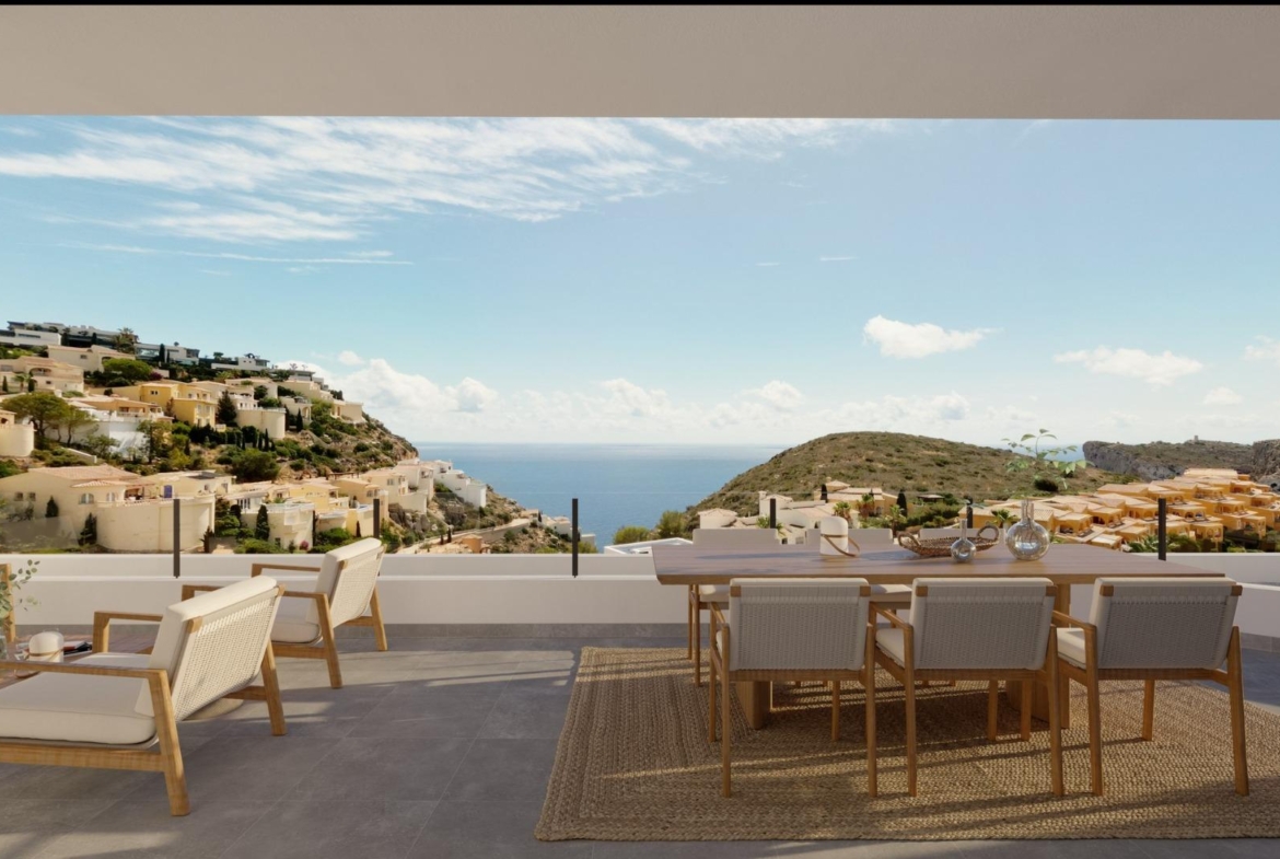 New Build Apartments for Sale in Cumbre del Sol with Sea Views and Excellent Communal Areas