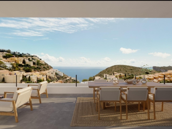New Build Apartments for Sale in Cumbre del Sol with Sea Views and Excellent Communal Areas
