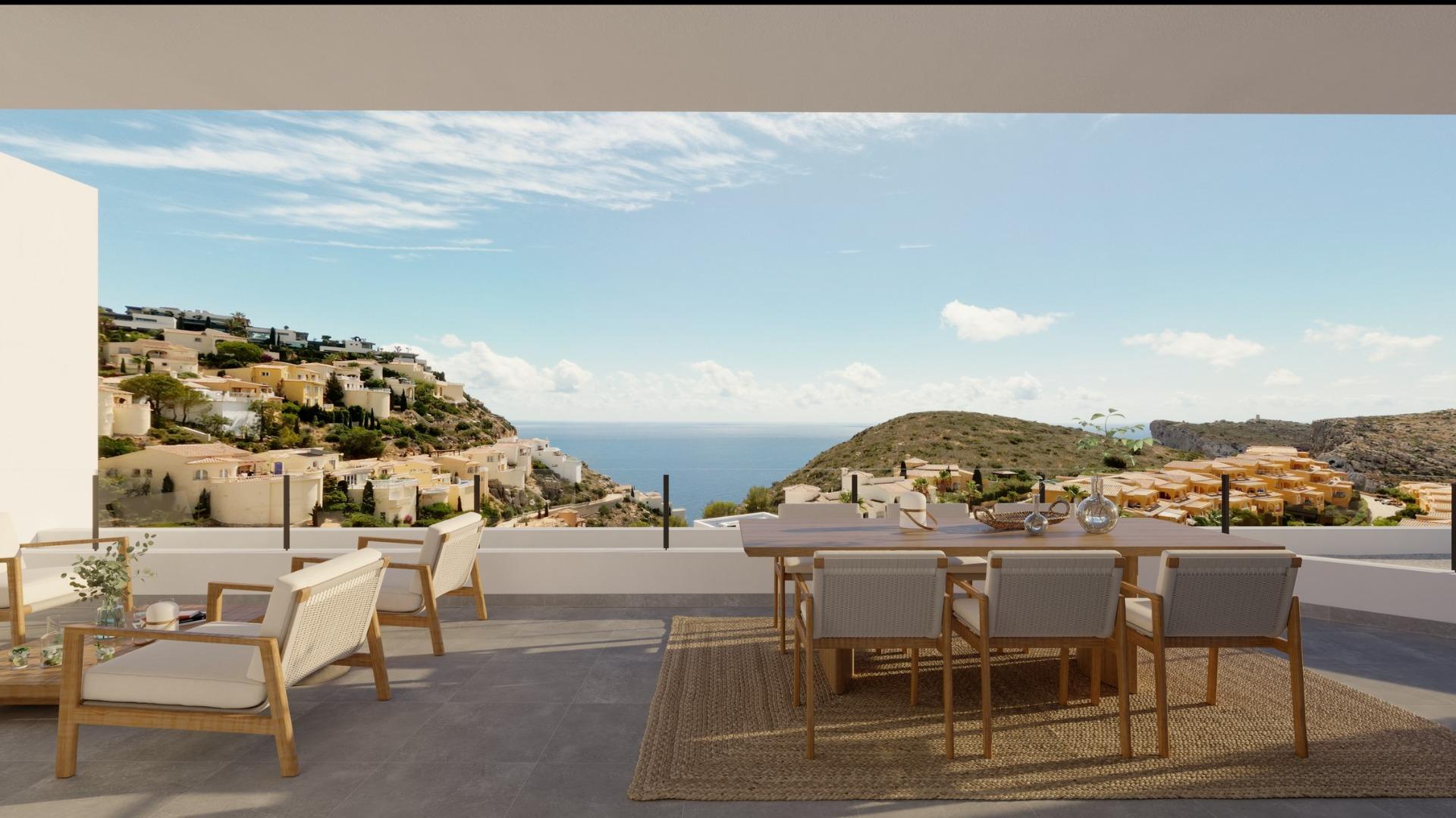 New Build Apartments for Sale in Cumbre del Sol with Sea Views and Excellent Communal Areas