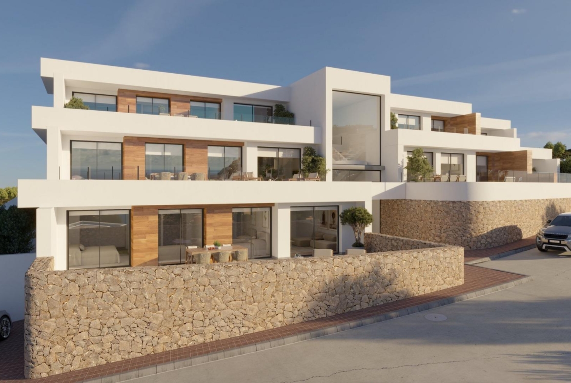 New Build Apartments for Sale in Cumbre del Sol with Sea Views and Excellent Communal Areas