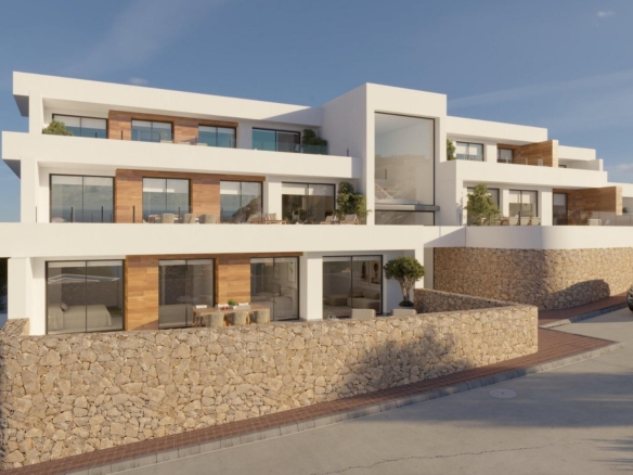 New Build Apartments for Sale in Cumbre del Sol with Sea Views and Excellent Communal Areas