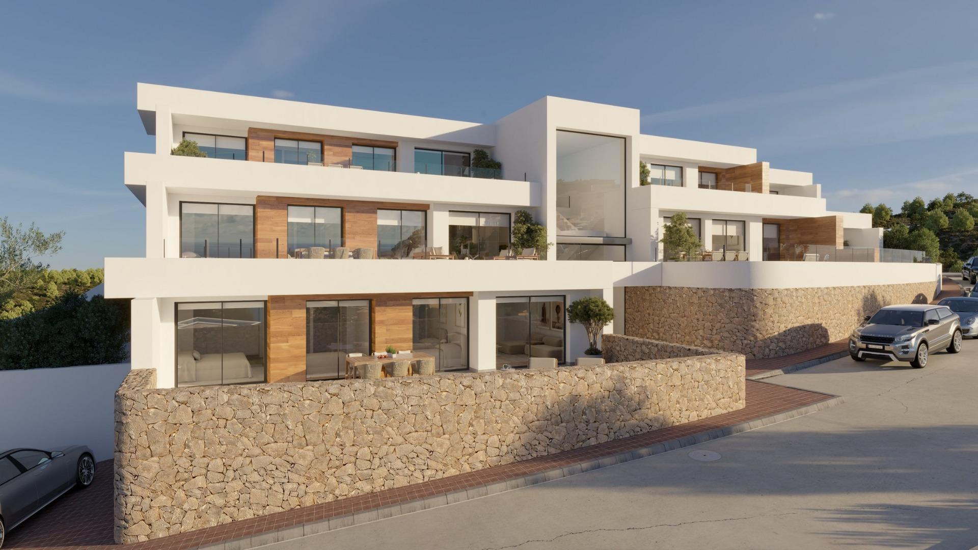 New Build Apartments for Sale in Cumbre del Sol with Sea Views and Excellent Communal Areas