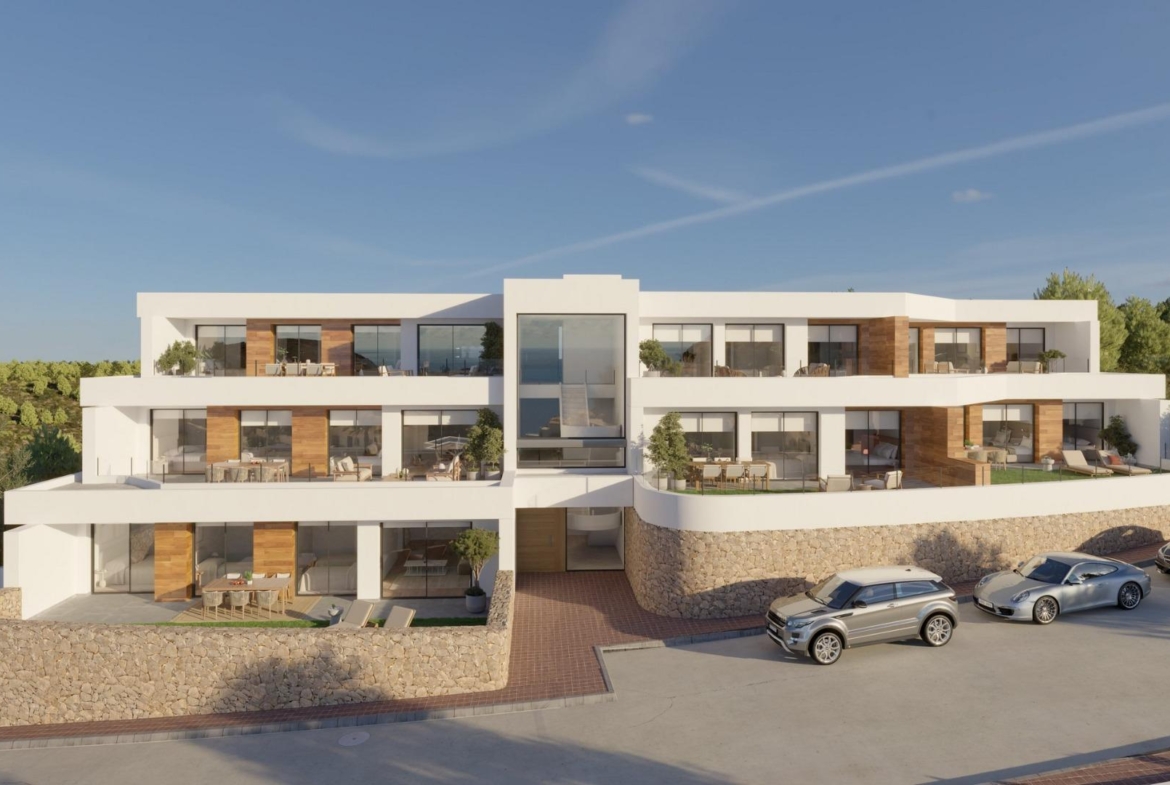New Build Apartments for Sale in Cumbre del Sol with Sea Views and Excellent Communal Areas