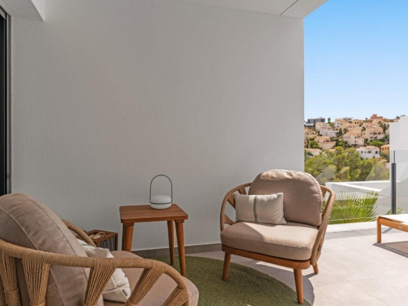 New Build Apartments for Sale in Cumbre del Sol with Sea Views and Excellent Communal Areas