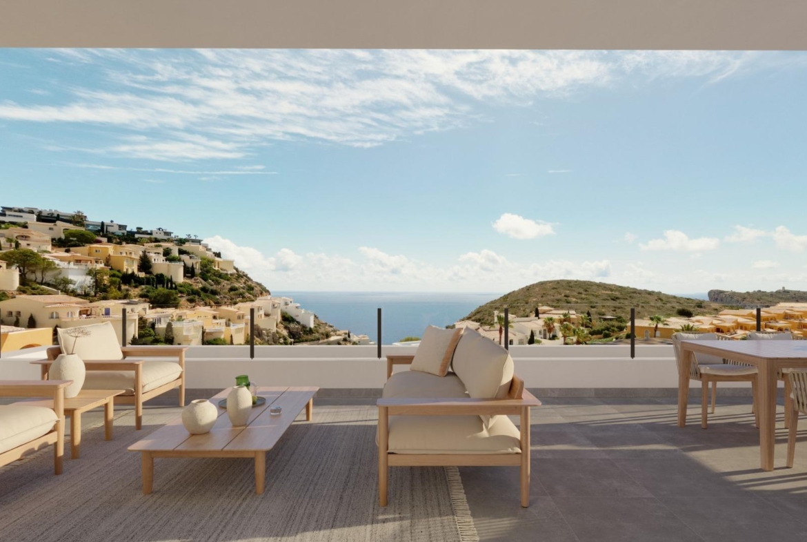 New Build Apartments for Sale in Cumbre del Sol with Sea Views and Excellent Communal Areas