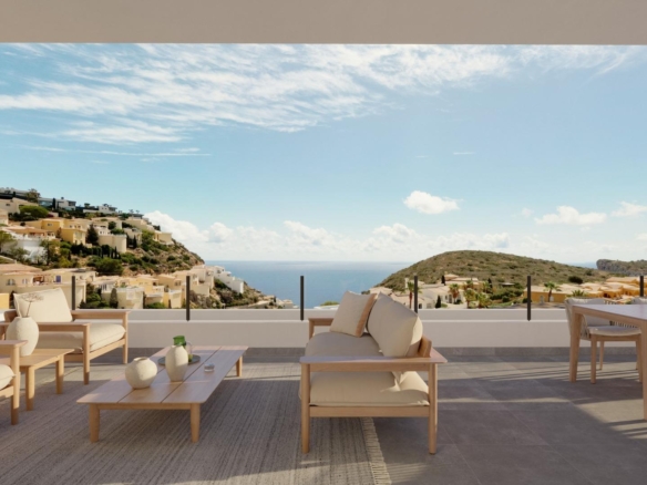New Build Apartments for Sale in Cumbre del Sol with Sea Views and Excellent Communal Areas
