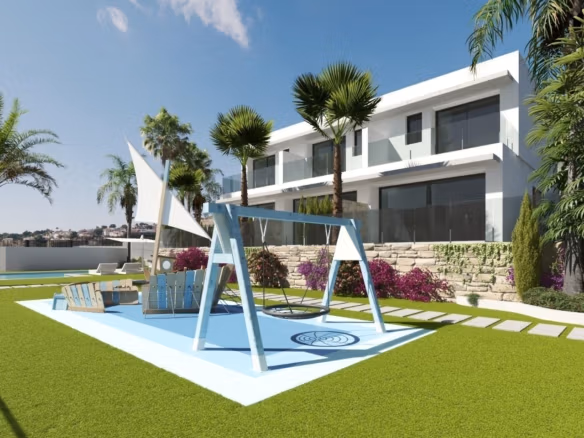 New Build Townhouses for Sale in Sierra Cortina, Finestrat