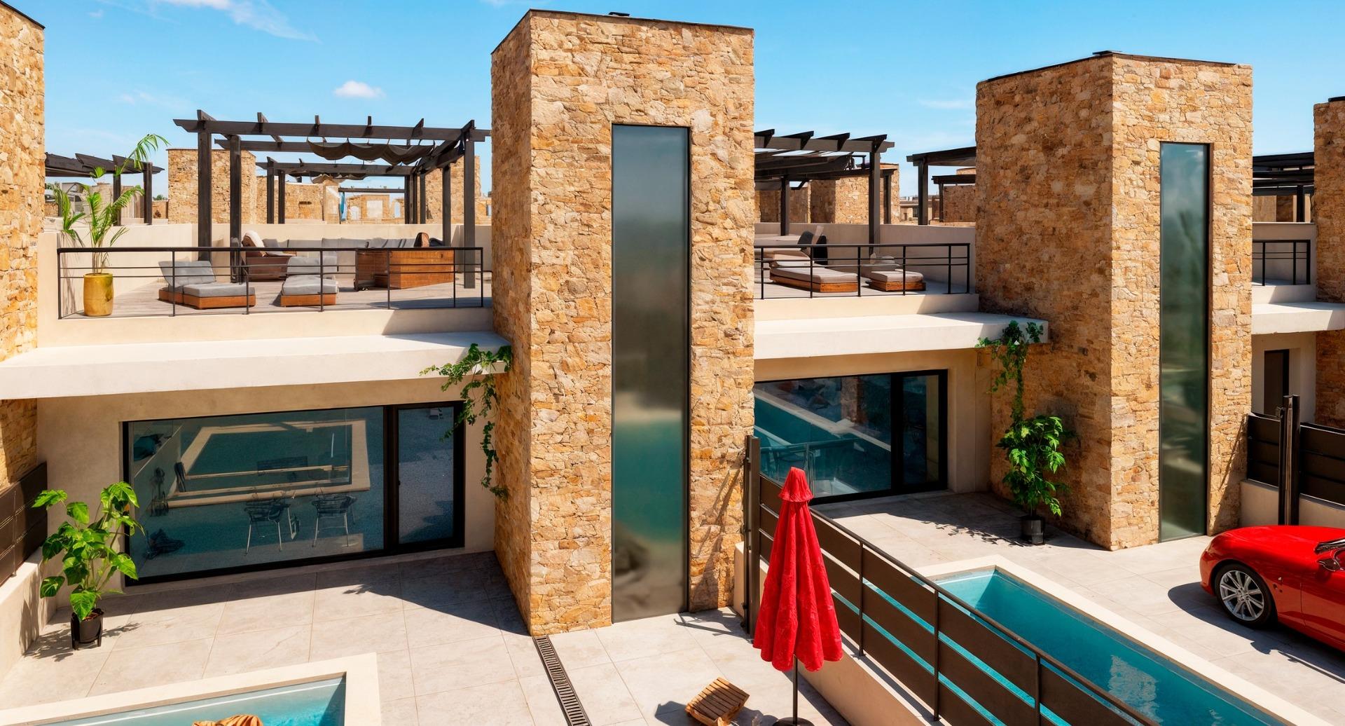 New Build 2 Bedroom Properties with Private Pool for Sale in Fuente Álamo, Murcia