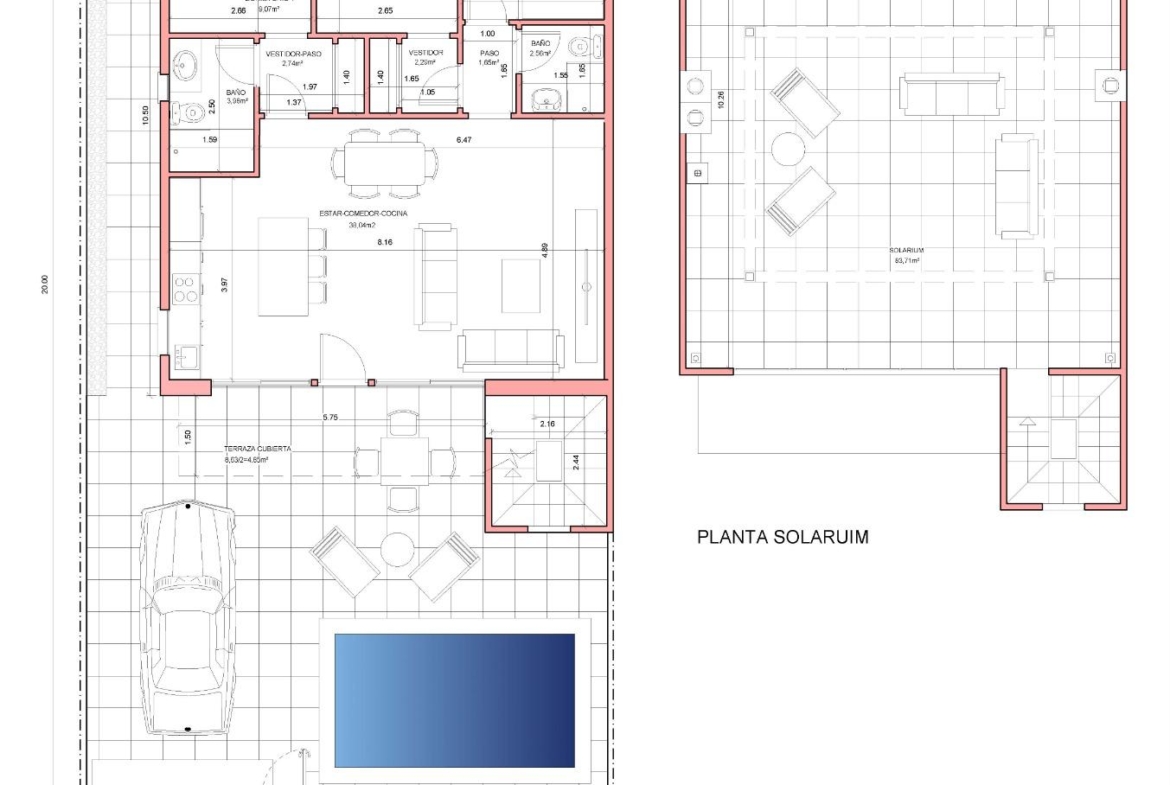 New Build 3 Bedroom Villa with Private Pool for Sale in Fuente Álamo, Murcia