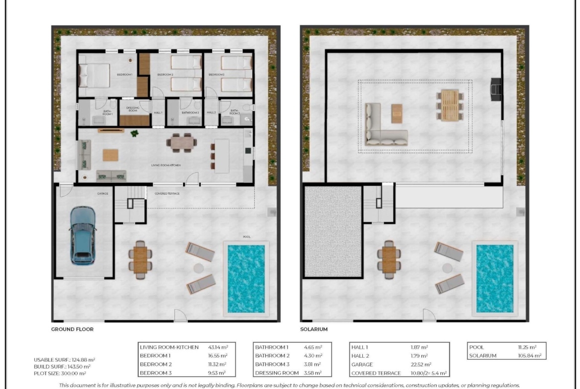 New Build 3 Bedroom Villa with Garage and Private Pool for Sale in Fuente Álamo, Murcia