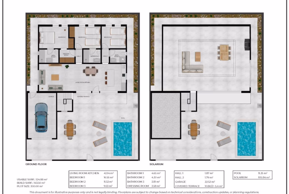 New Build 3 Bedroom Villa with Garage and Private Pool for Sale in Fuente Álamo, Murcia