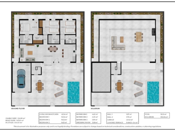 New Build 3 Bedroom Villa with Garage and Private Pool for Sale in Fuente Álamo, Murcia